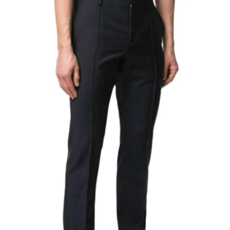 Valentino SS21 Casual Pants Men's Dark Blue-2