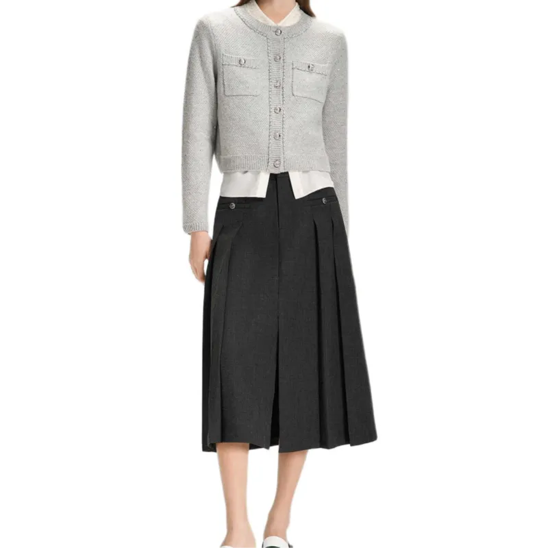 KARL LAGERFELD SS25 Sweater Women's Gray-4