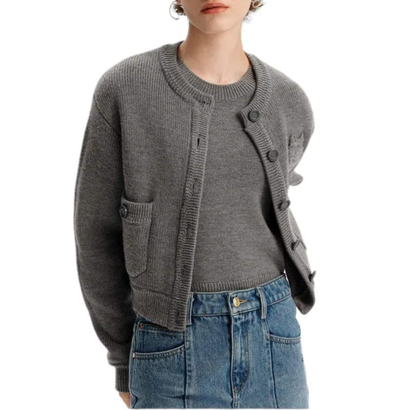 KARL LAGERFELD FW24 Sweater Women's Gray-3