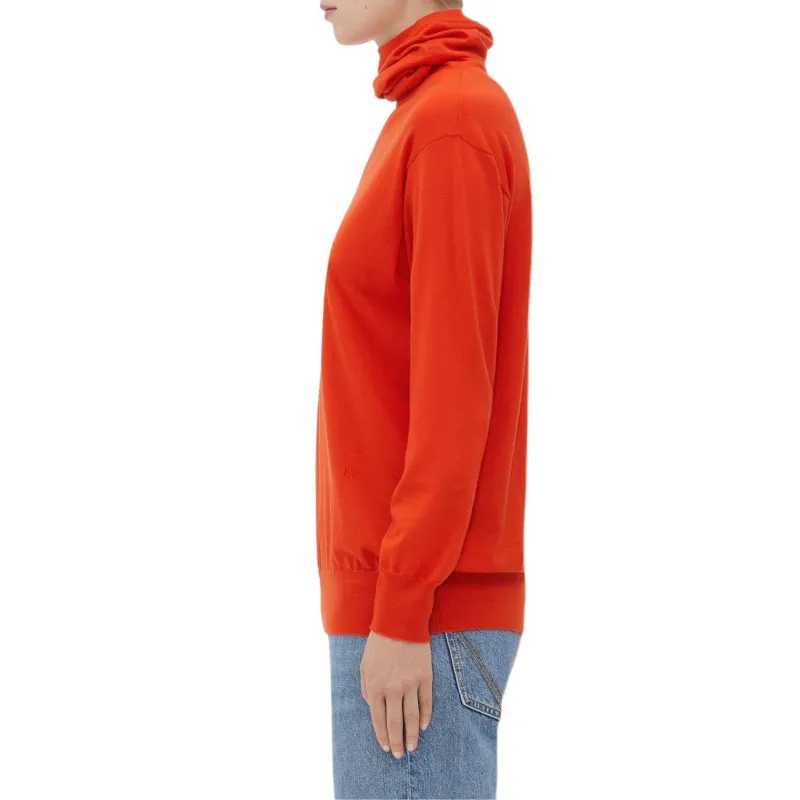 Bottega Veneta SS25 Cashmere Sweater Women's Orange-1