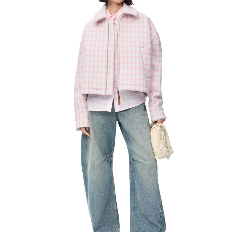 LOEWE SS25 Women's Pre Selection Collection Jackets & Coats Women's Pink-3
