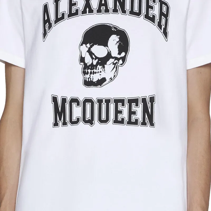 Alexander McQueen Graphic Printed Crewneck T Shirt-4