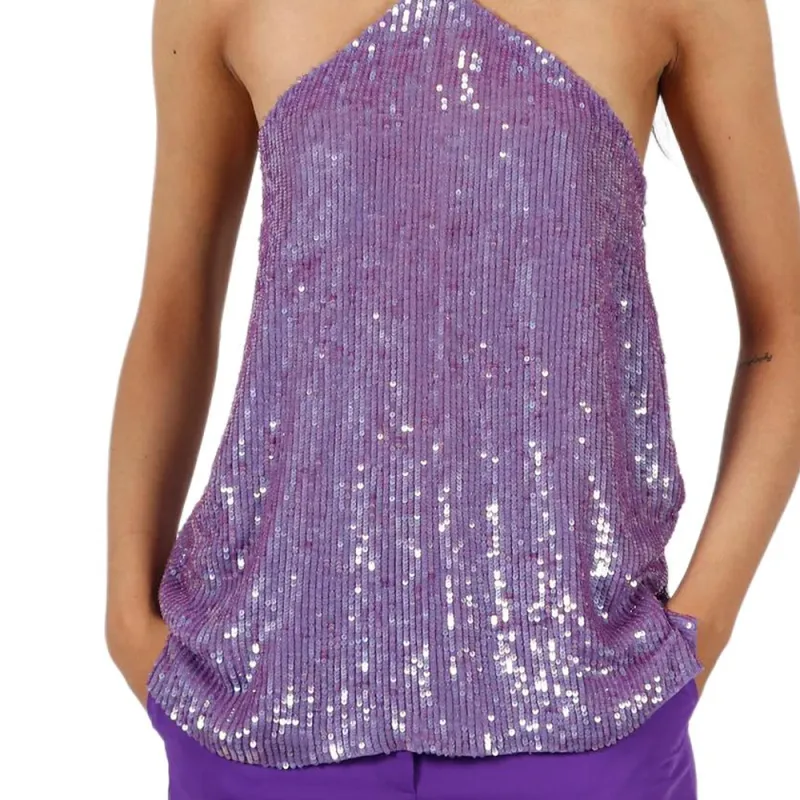PAROSH Camisoles Women's Purple-4
