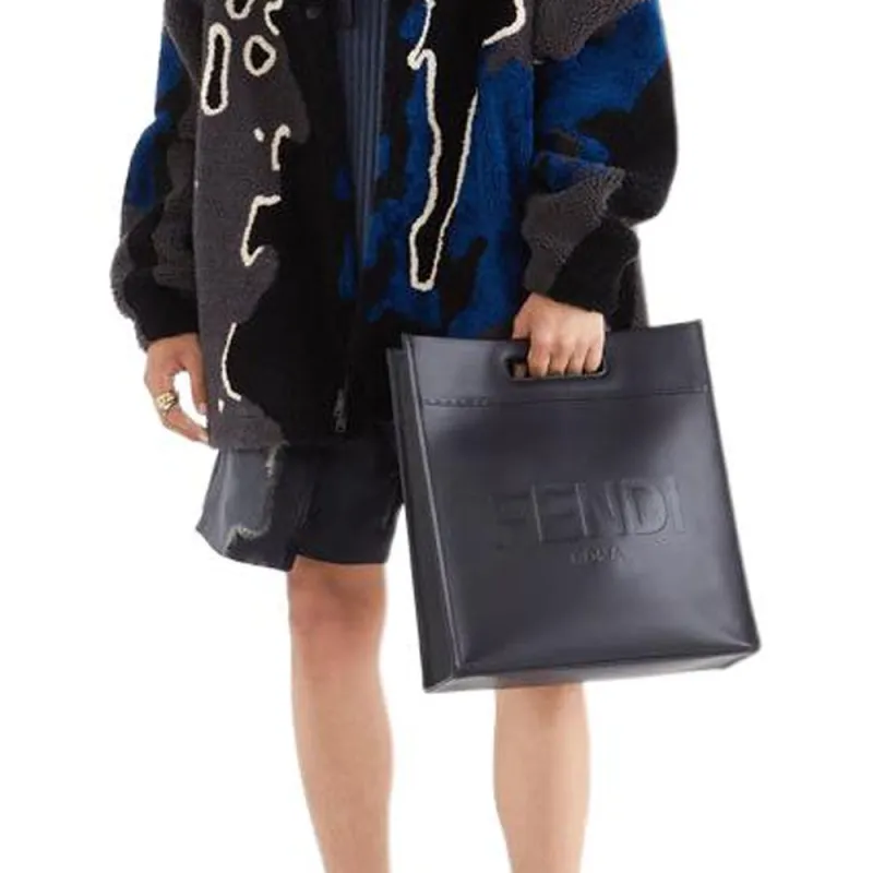 FENDI Casual Shorts Men Black-5