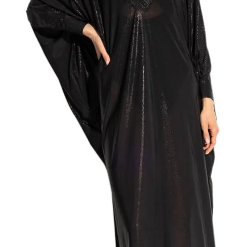 BALMAIN V Neck Beach Dress-4