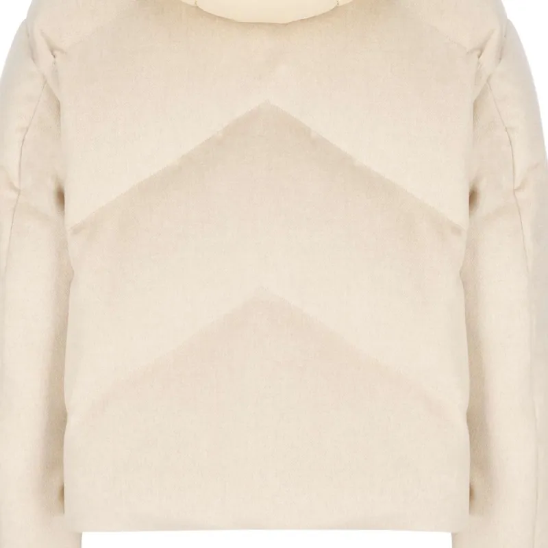 Loro Piana Puffer Jacket Women's Beige-4