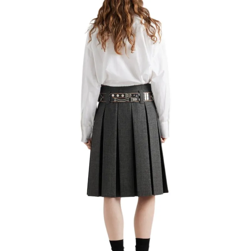 PRADA Drawstring Poplin Shirt-2
