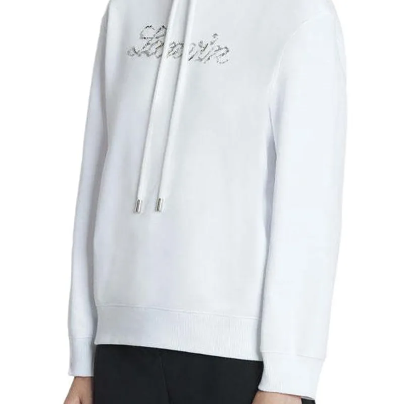 Lanvin Sequinned logo Hoodie-4