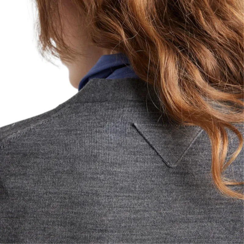 PRADA V Neck Button Up Cardigan-5