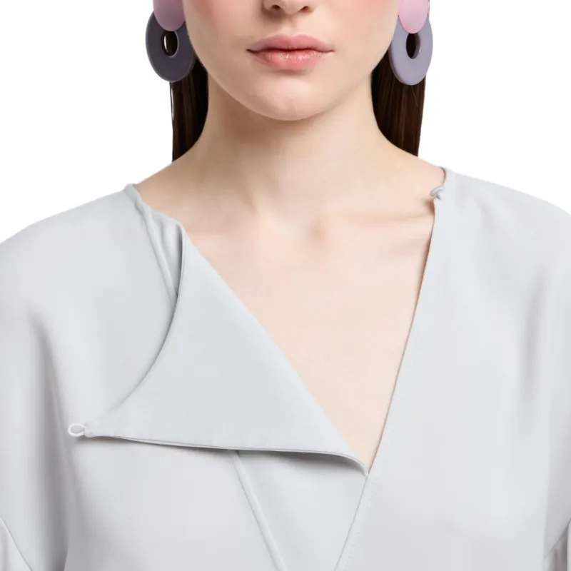 EMPORIO ARMANI Side slit Blouse-5