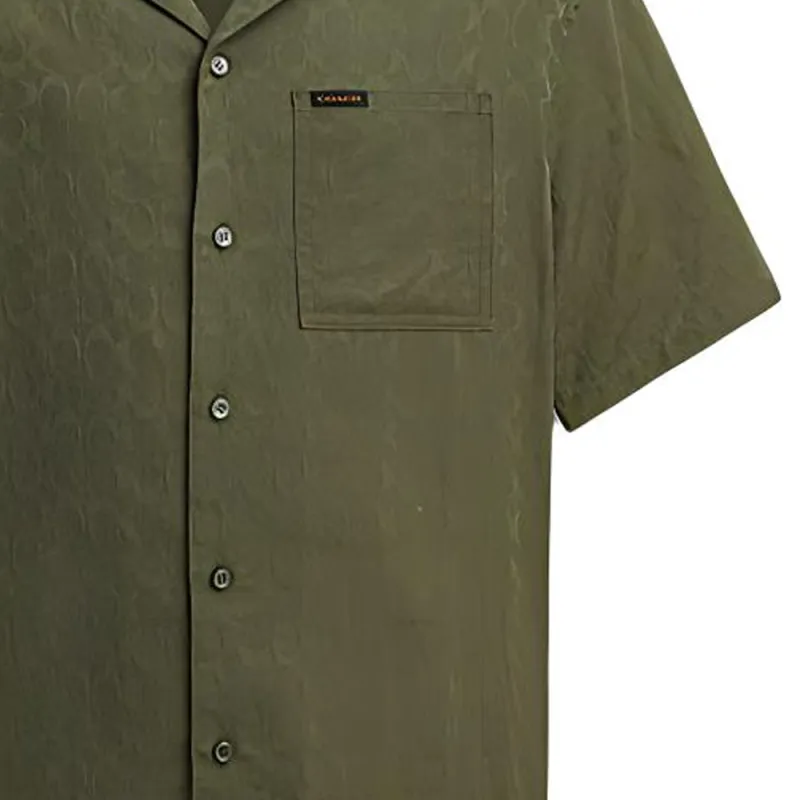 COACH Shirts Men Green-3