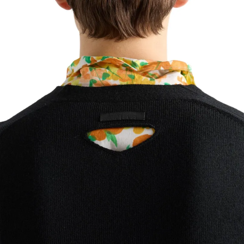PRADA Sweaters Men Black-4