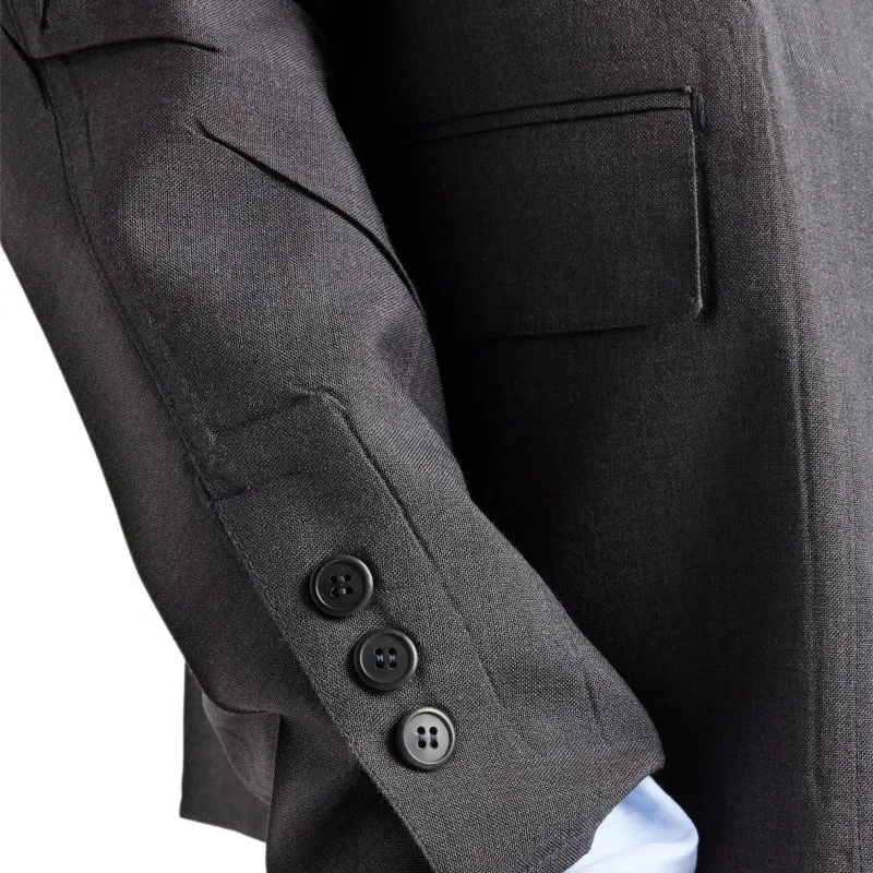 PRADA SS25 Jackets & Coats Men's Coal Gray-5