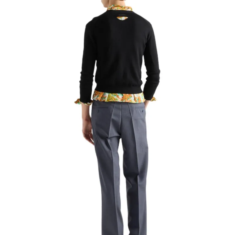 PRADA Sweaters Men Black-2