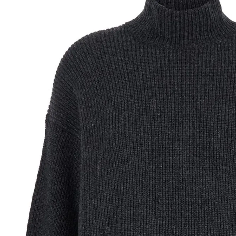 Brunello Cucinelli Lurex High Neck Oversized Pullover-4