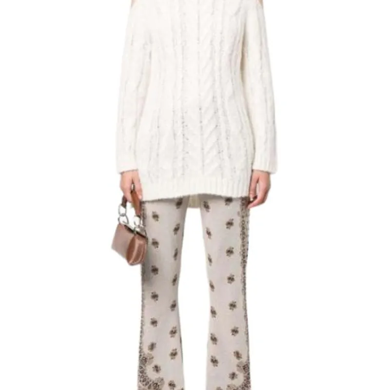 PAROSH Sweaters Women's White-5