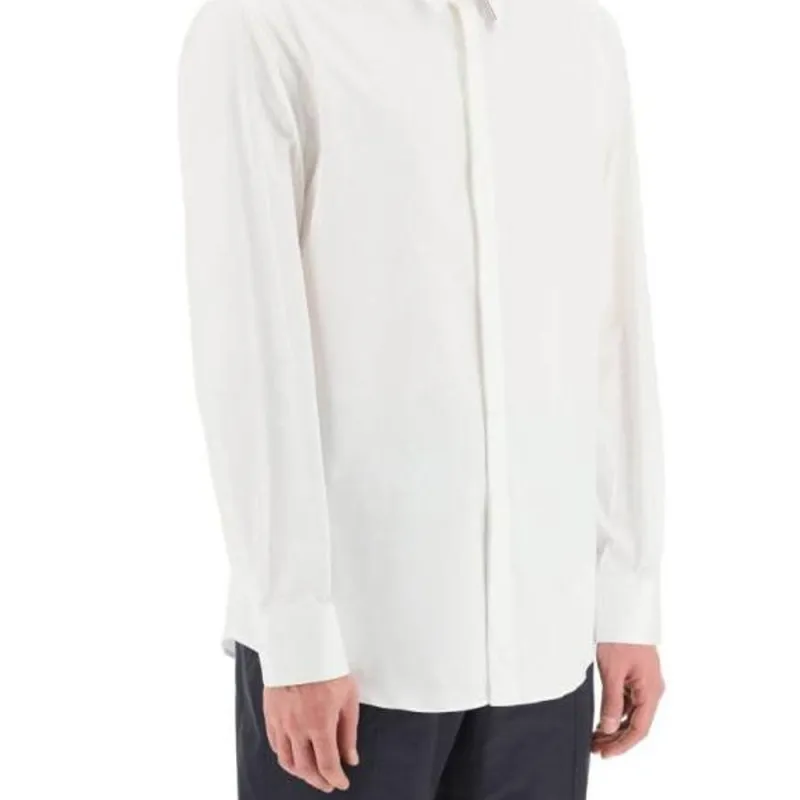 Ferragamo Shirts Men White-4