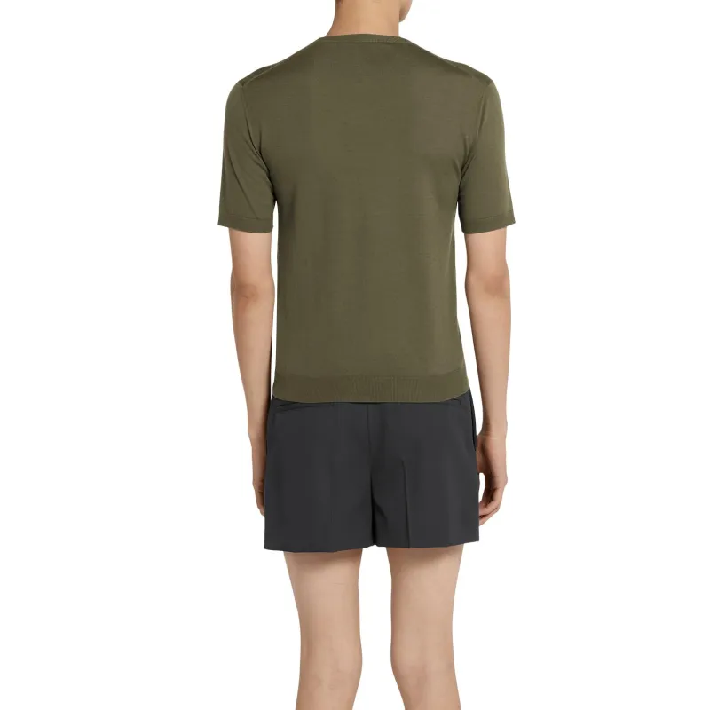 GUCCI SS25 T Shirt Men's Forest Green-2