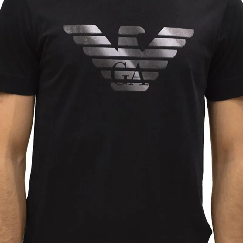EMPORIO ARMANI T Shirts Men Black-3