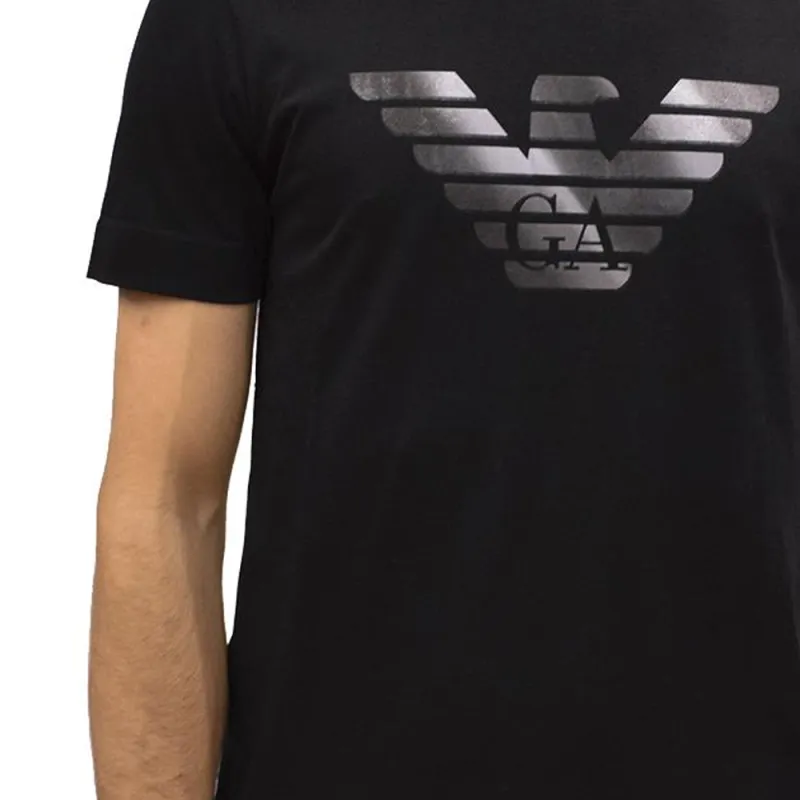 EMPORIO ARMANI T Shirts Men Black-4