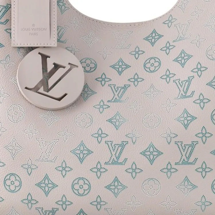 LOUIS VUITTON Calfskin One Shoulder Handbag Women's Taupe-3