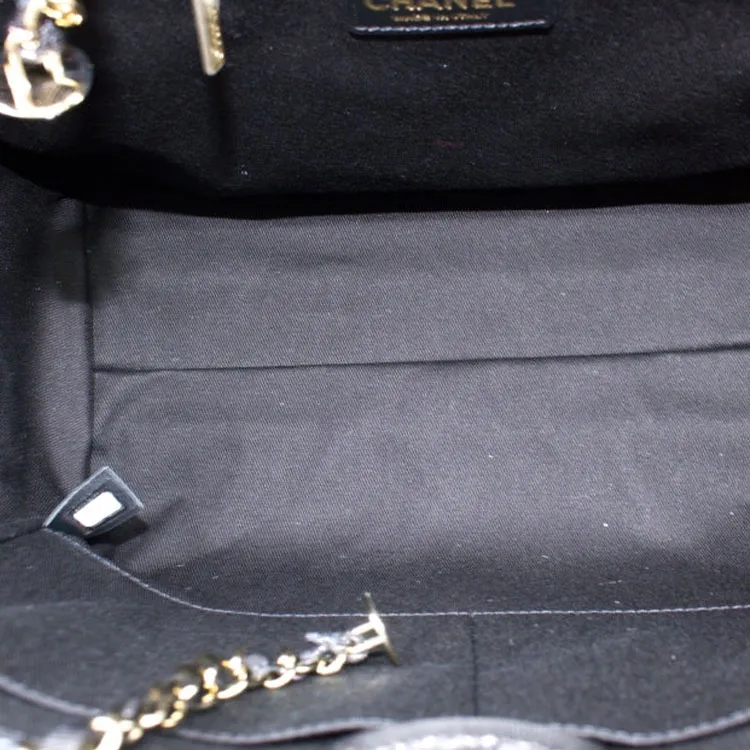 CHANEL Fabric Tote Bag, Shopping Bag, Shoulder Bag, Crossbody Bag, Handbag Women's Black-6