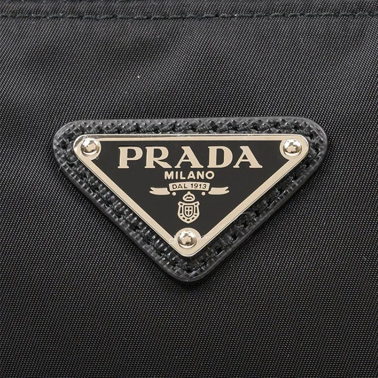 PRADA Nylon Crossbody Bag, Shoulder Bag Women's Black-4