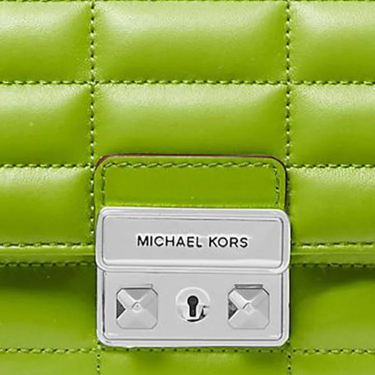 MICHAEL KORS Leather Shoulder Bag, Crossbody Bag Tubas Women's Pear Green-2