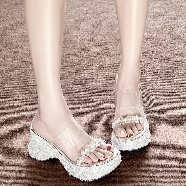 LXVB Rubber Sole Slip Resistant Slide Slippers Women's-4