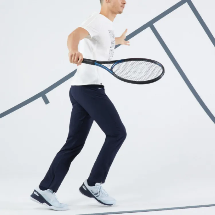 DECATHLON ARTENGO Casual Pants Men's Blue Black-2