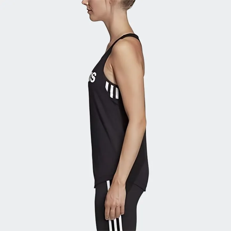 Adidas ESSENTIALS LINEAR SLIM Sport Vests Women's Black-3
