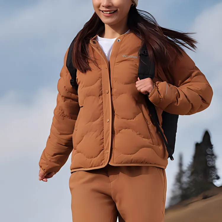 Columbia Transit Down Jacket Women's Brown-4