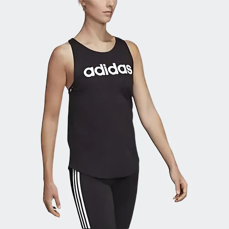 Adidas ESSENTIALS LINEAR SLIM Sport Vests Women's Black-2