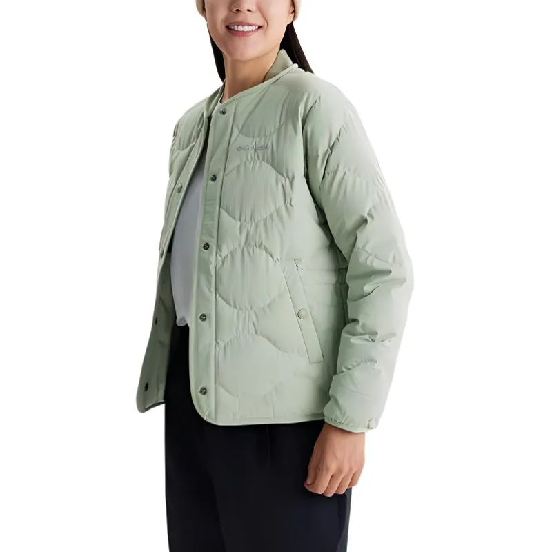 Columbia Transit Down Jacket Women's Green-2
