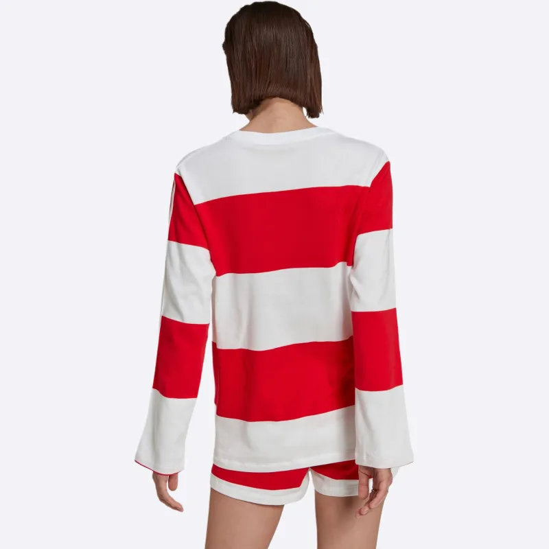 Adidas Originals T Shirt Women's Red/White-3