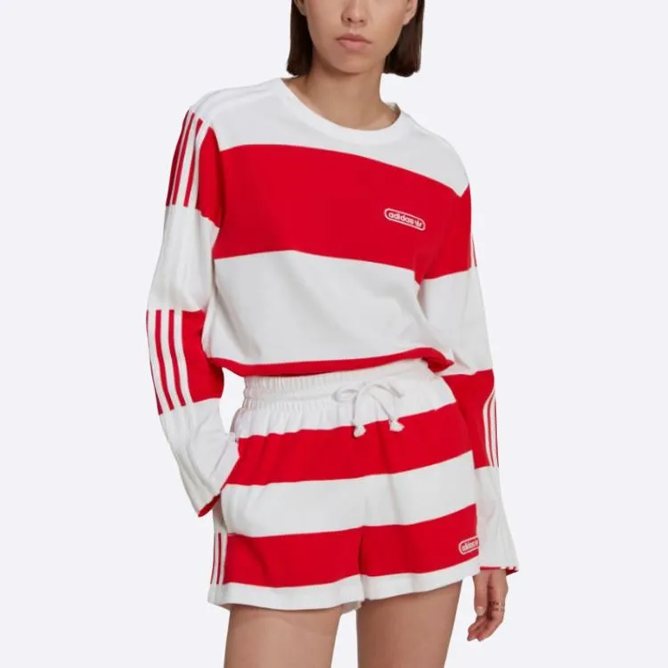 Adidas Originals T Shirt Women's Red/White-1