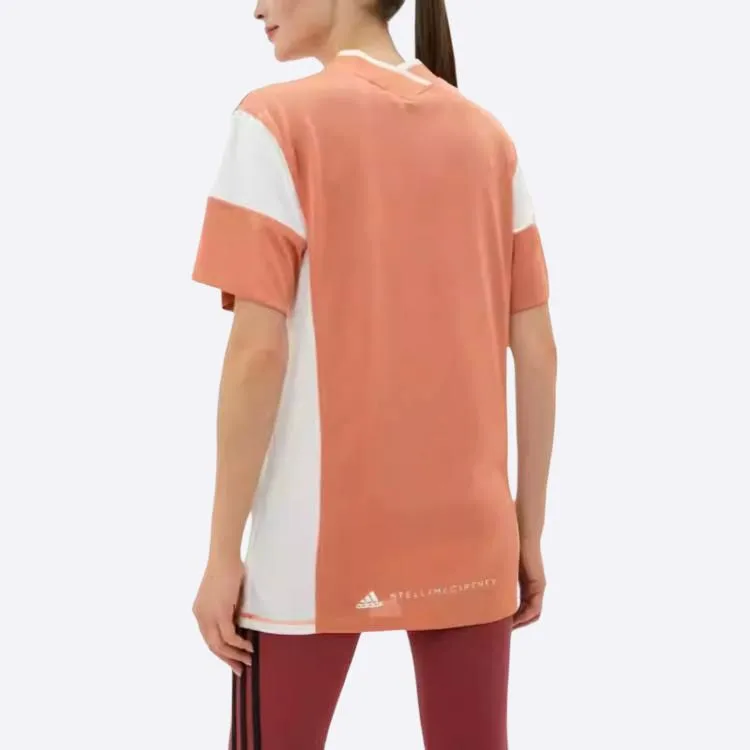Adidas T Shirt Women's Orange/White-2