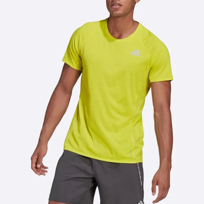 Adidas Runner T-Shirt Men's Yellow-1