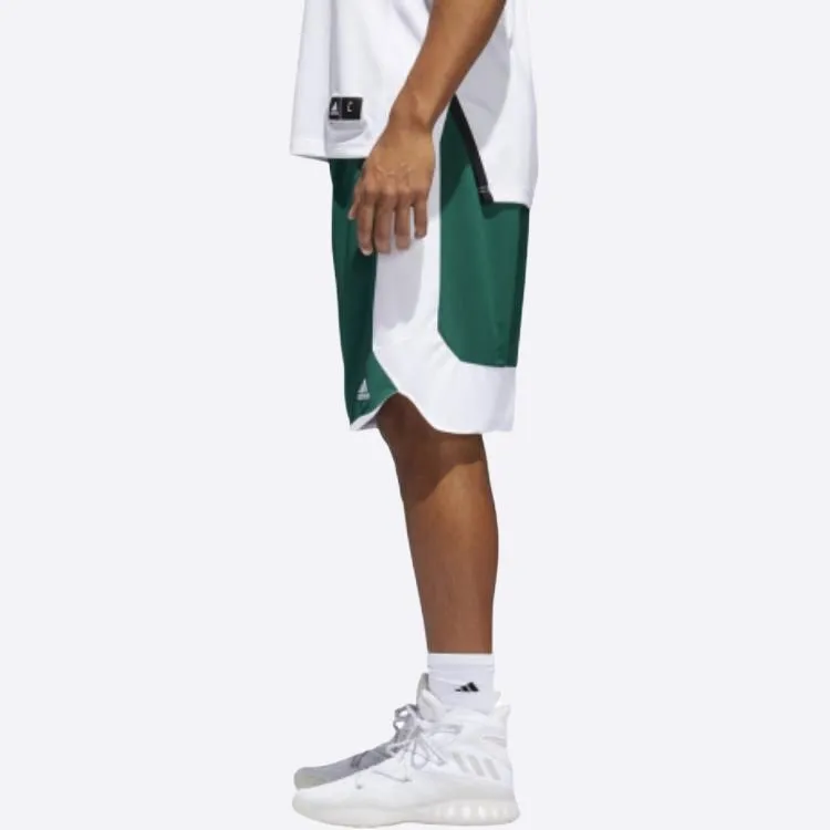 Adidas Crazy Explosive Casual Shorts Men's Green/White-3