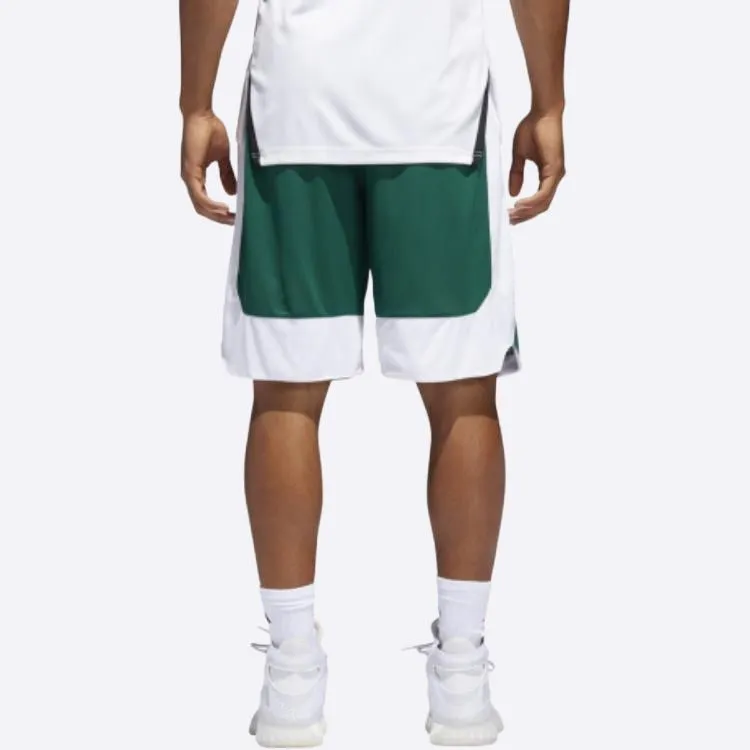 Adidas Crazy Explosive Casual Shorts Men's Green/White-2