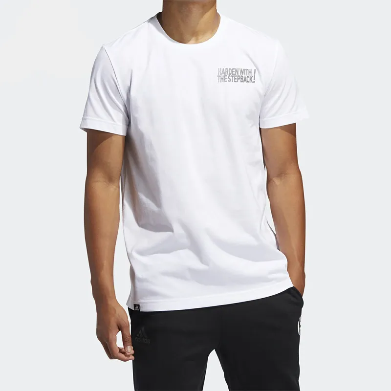 Adidas Harden Stepback T-Shirt Men's White-2