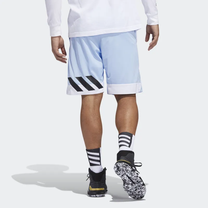 Adidas Basketball Shorts Men's Blue-4