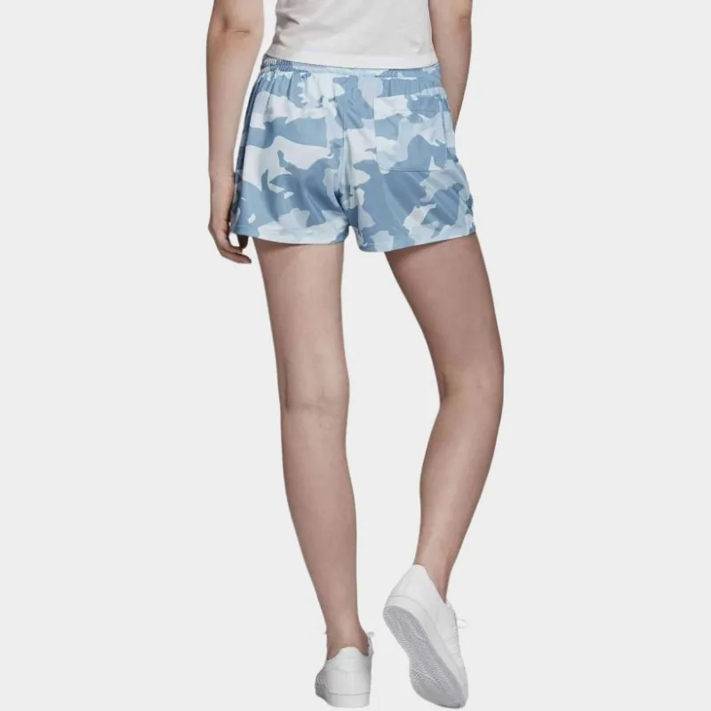 Adidas Originals Casual Shorts Women's Blue-4