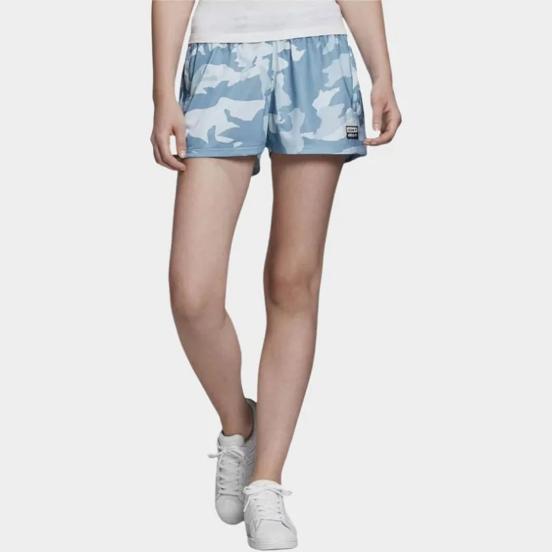 Adidas Originals Casual Shorts Women's Blue-2