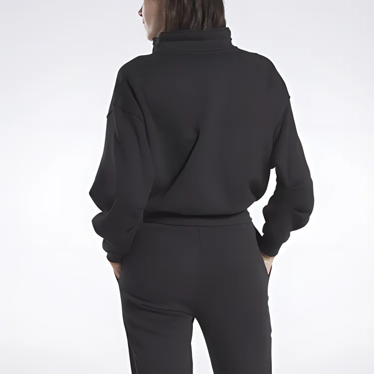 Reebok Sweatshirt Women's Black-2