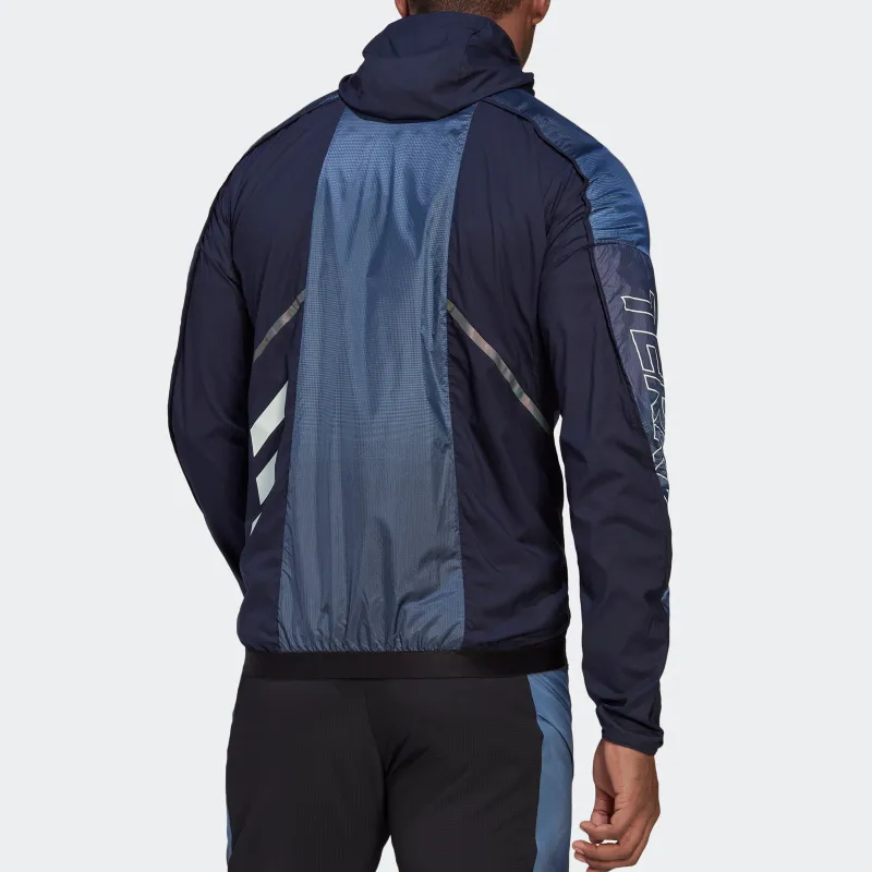 Adidas Jackets Coats Men's Black/Yellow-3