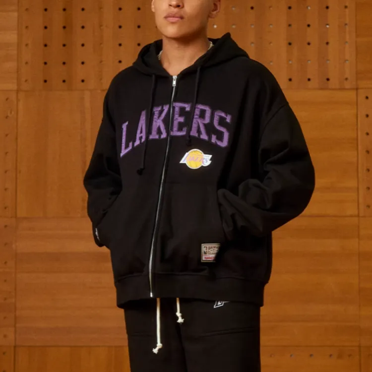 Mitchell & Ness Mitchell & Ness NBA Series Jacket Unisex Black-2