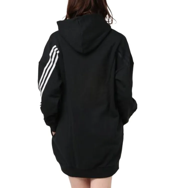 Adidas AEROREADY Long-Sleeved Dresses Women's Black-1