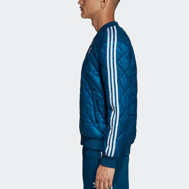 Adidas Puffer Jacket Men's Marine Blue-5