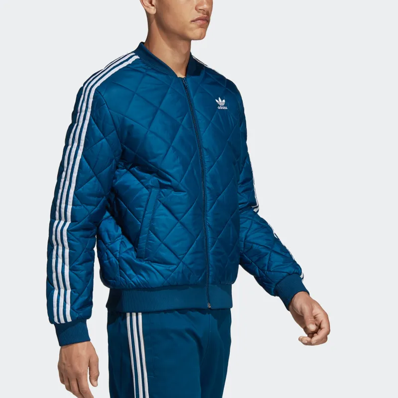Adidas Puffer Jacket Men's Marine Blue-4